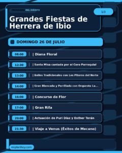 Grandes Fiestas de Herrera de Ibio 2026