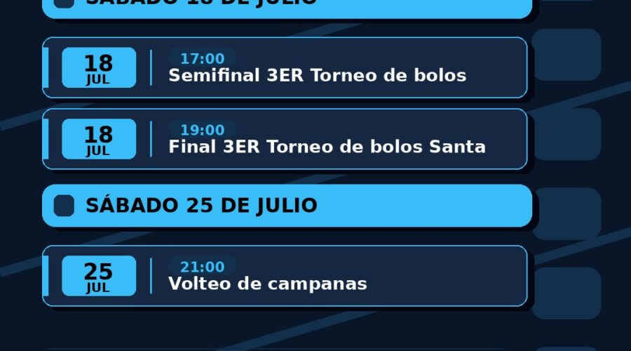 Fiestas de Santa Ana 2026 en Cubas