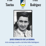 Entrega de cuadro del pintor Álvaro Ramos