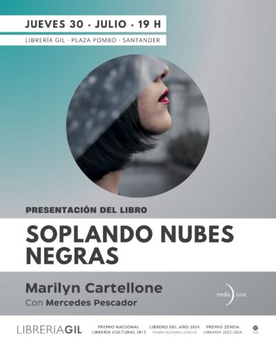 Presentación literaria: Soplando nubes negras de Marilyn Cartellone