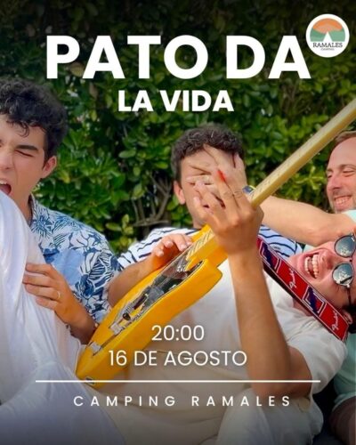 Pato da la Vida en Camping Ramales
