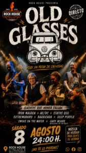 Concierto OLD GLASSES en Rock House Noja
