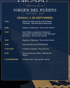 Fiestas de la Virgen del Puerto 2026 en Santoña