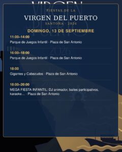 Fiestas de la Virgen del Puerto 2026 en Santoña