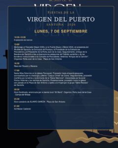 Fiestas de la Virgen del Puerto 2026 en Santoña
