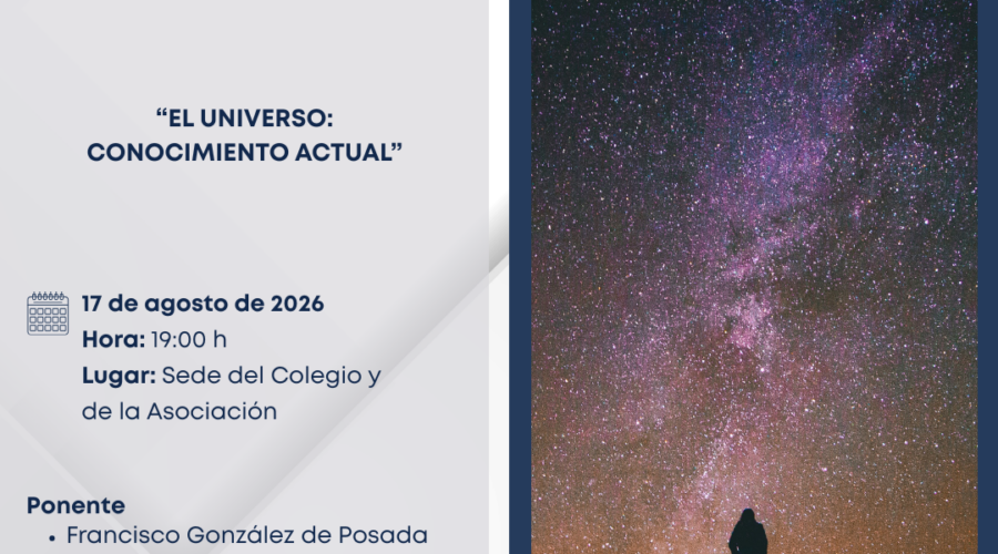 Conferencia El Universo: conocimiento actual de F. González