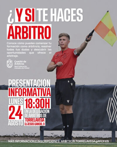Charla de captación de árbitros de fútbol