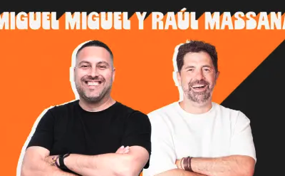 Miguel Miguel y Raúl Massana: comedia en el Parque de Mesones