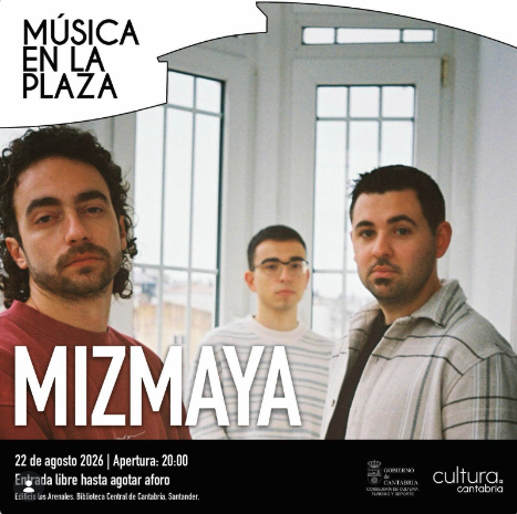Música en la Plaza con la banda de indie-rock Mizmaya