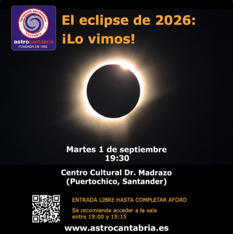 Charla AstroCantabria: El eclipse de 2026