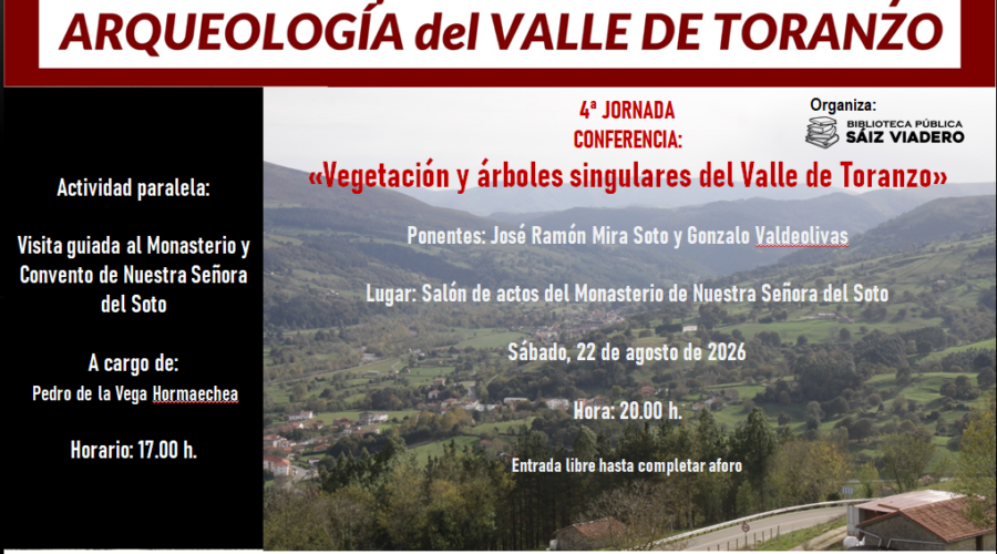 Conferencia: «Vegetación y árboles singulares del Valle de Toranzo»