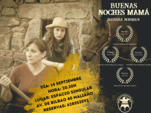 Representación de teatro – Buenas noches – mama
