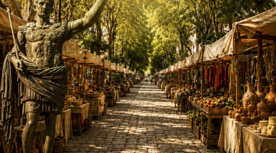Mercado Romano de los Santos Mártires en Santander