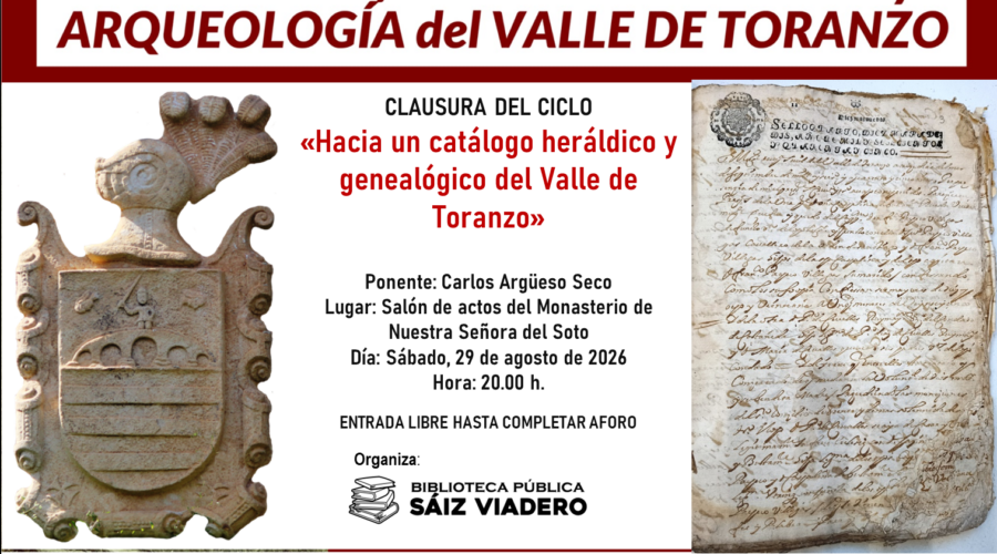 Conferencia: «Hacia un catálogo heráldico y genealógico del Valle de Toranzo»