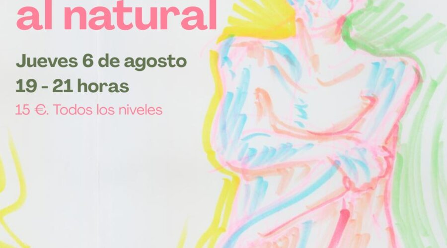 Sesión de dibujo con modelo del natural