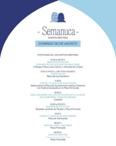 Semanuca 2026: Fiestas de los Santos Mártires en Santander (25-30 agosto) – Programa completo