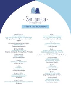 Semanuca 2026: Fiestas de los Santos Mártires en Santander (25-30 agosto) – Programa completo