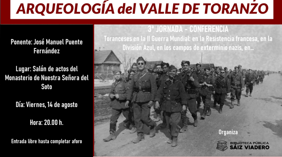 Conferencia: «Toranceses en la II Guerra Mundial: en la Resistencia francesa, en la División Azul, en los campos de exterminio nazis, en…»