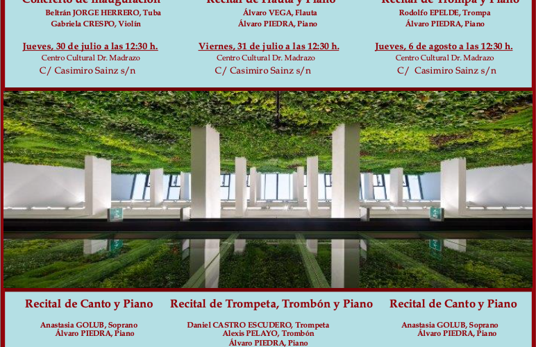 Recital de canto y piano con Anastasia Golub y Álvaro Piedra