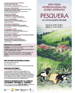 XXXI Feria Internacional del Queso Artesano en Pesquera 2026