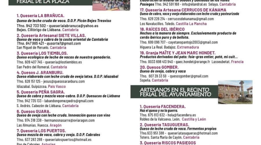 XXXI Feria Internacional del Queso Artesano en Pesquera 2026
