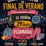 Fiesta de Fin de Verano Temática Pijamada en Oriñón