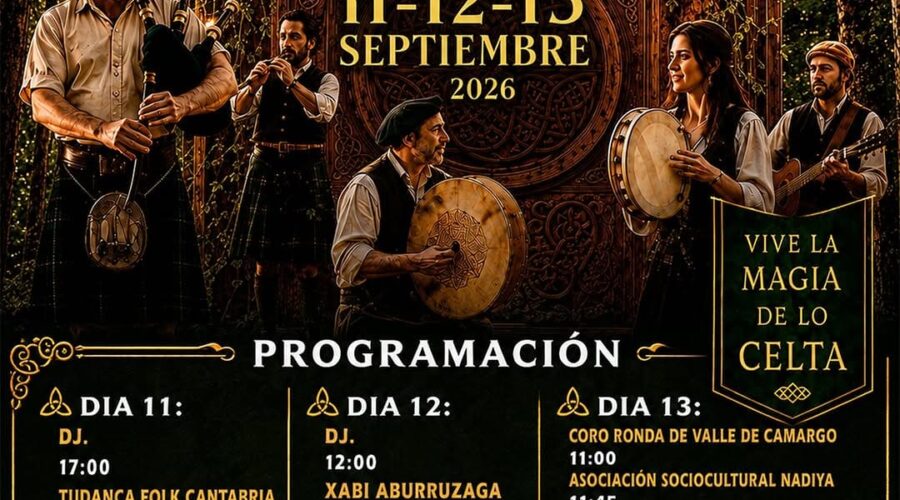 XXIX Festival Intercéltico de Orejo en Marina de Cudeyo 2026