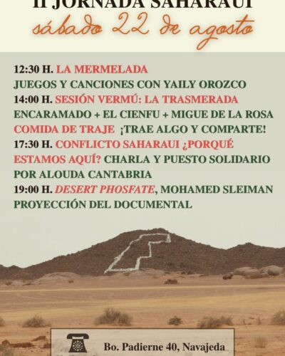 II Jornada Saharaui en La Central, Navajeda