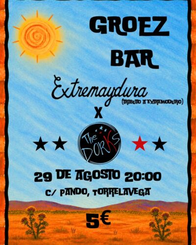 Extremaydura y The Dorks en directo en Groez Bar