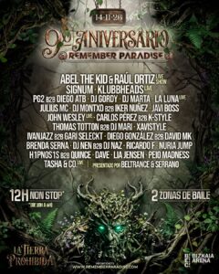 Remember Paradise 9o Aniversario en Bizkaia Arena (BEC!), Bilbao