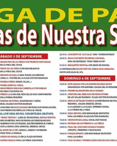 Fiestas de Nuestra Señora 2026 en Vega de Pas