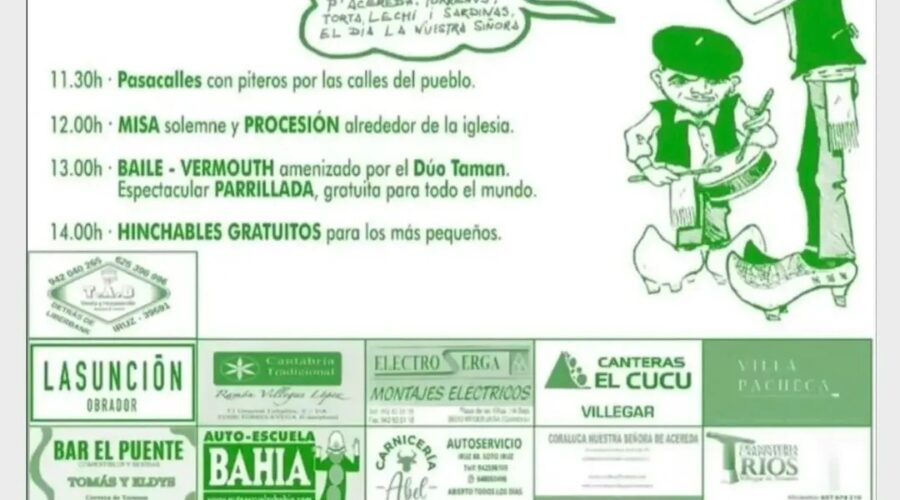 Fiesta de Nuestra Señora de Acereda en Toranzo