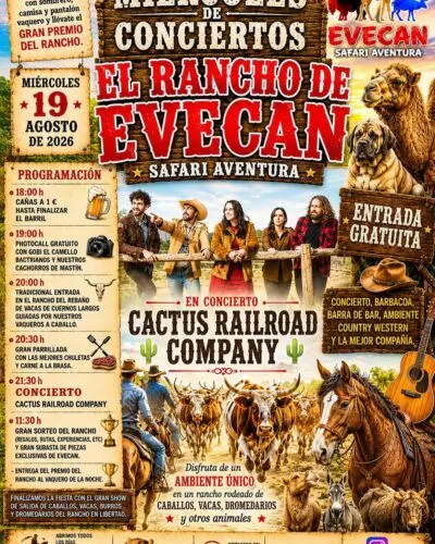 Cactus Railroad Company en directo en El Rancho de Evecan