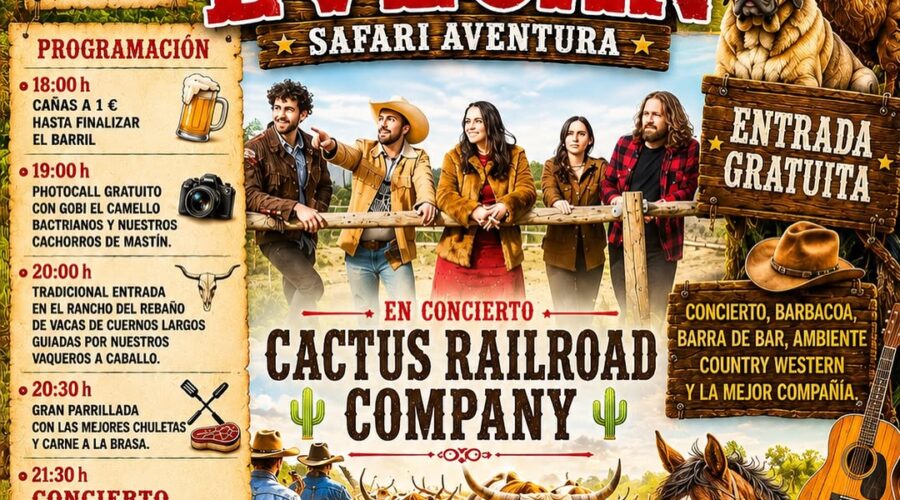 Cactus Railroad Company en directo en El Rancho de Evecan