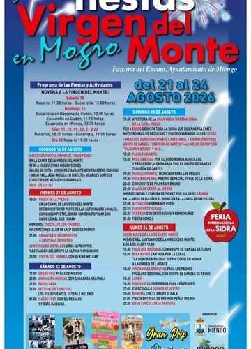 Grandes Fiestas la Virgen del Monte Mogro 2026