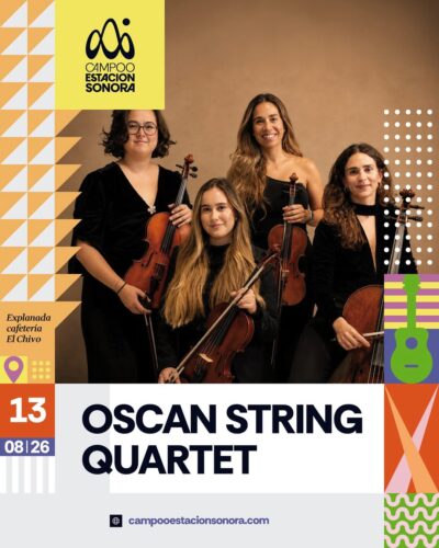 Oscan String Quartet en directo en Explanada cafetería El Chivo