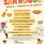 Fiestas de San Roque en Udalla: 2 AcorS y DJ Julian el 22 de agosto