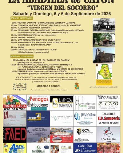 Fiestas de la Virgen del Socorro en La Abadilla