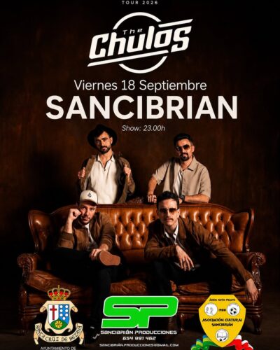Concierto de The Chulos en directo en Sancibrian