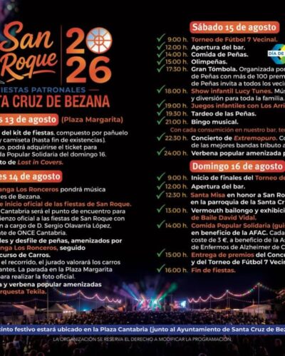 San Roque 2026 en Santa Cruz de Bezana