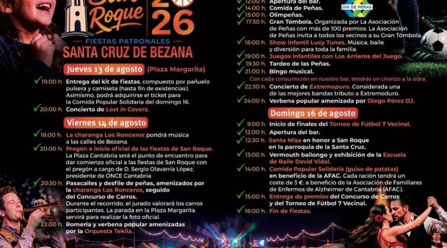 San Roque 2026 en Santa Cruz de Bezana