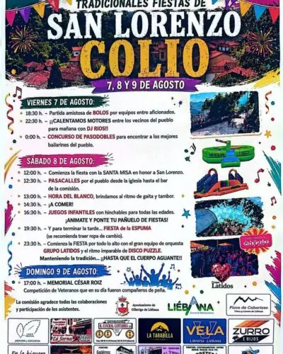 Fiestas de San Lorenzo en Colio, Liébana 2026