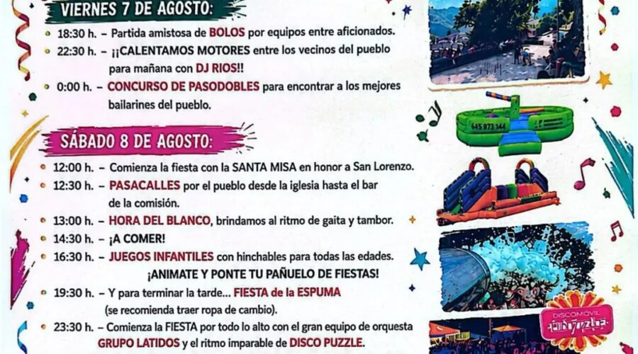 Fiestas de San Lorenzo en Colio, Liébana 2026