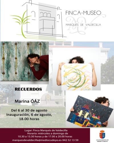 Exposición Recuerdos de Marina ÓÁZ en Finca-Museo Marqués de Valdecilla