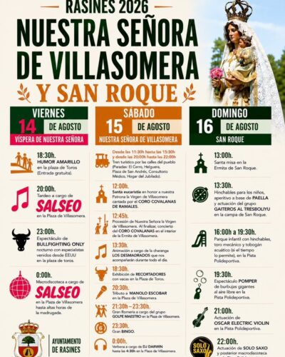 Fiestas de Nuestra Señora de Villasomera y San Roque en Rasines
