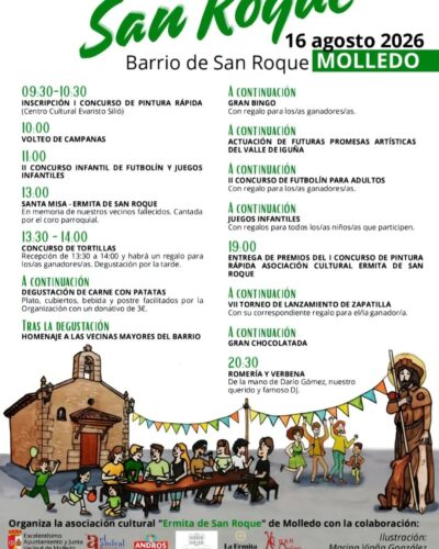 Fiestas de San Roque en Barrio de San Roque, Molledo