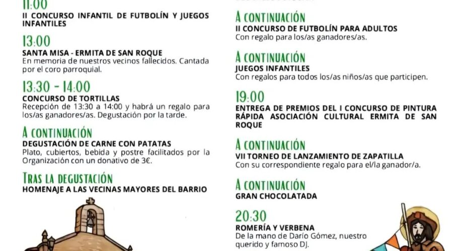 Fiestas de San Roque en Barrio de San Roque, Molledo