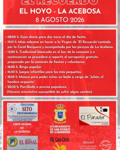 Fiestas de El Recuerdo en El Hoyo, San Vicente de la Barquera