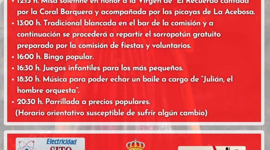 Fiestas de El Recuerdo en El Hoyo, San Vicente de la Barquera