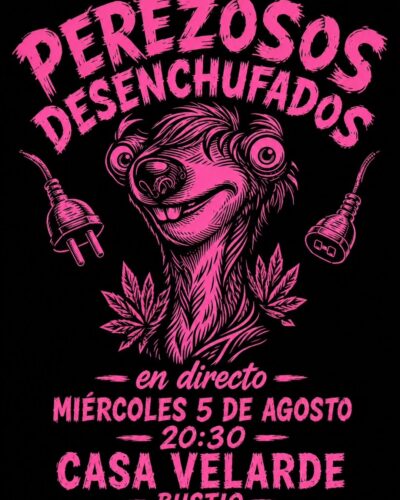 Perezosos Desenchufados en directo en Casa Velarde